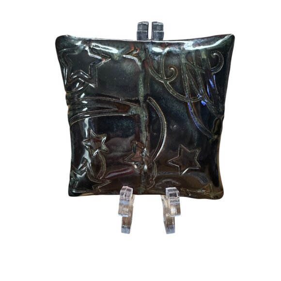 Pillow Plant Black Ceramic Starry Night. Holder Decorative - Picture 4 of 5